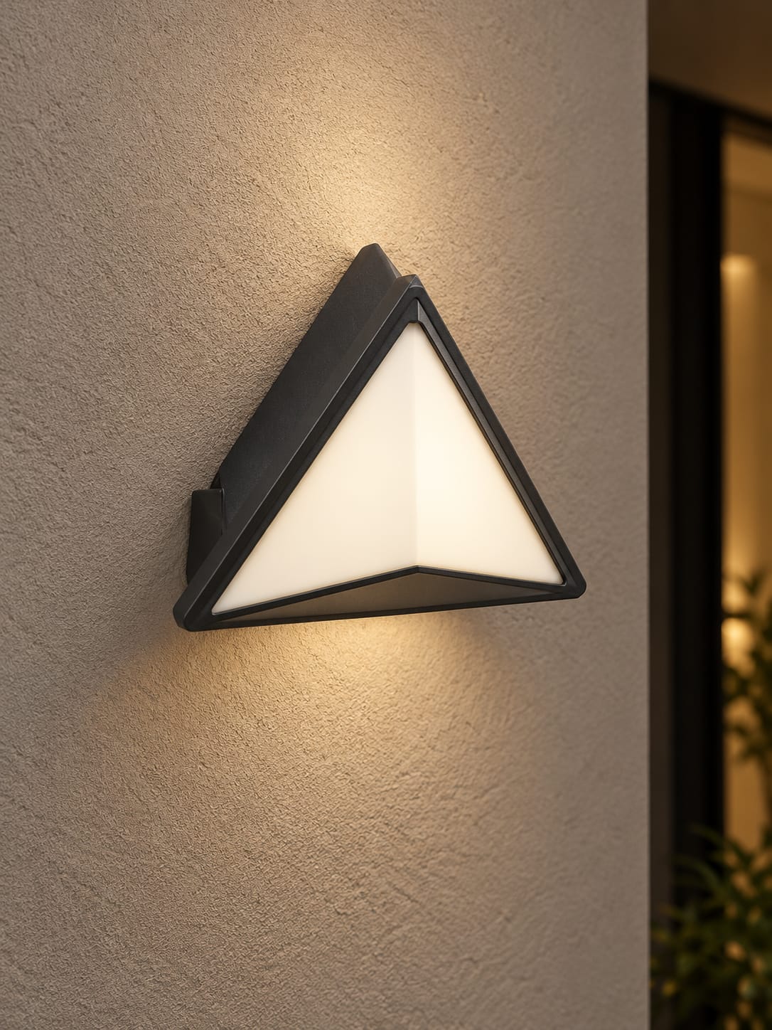 murale triangulaire anthracite - vue 3