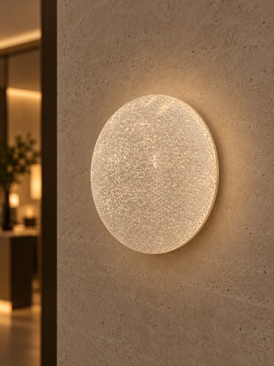 ronde à diffuseur effet cristallin - vue 3