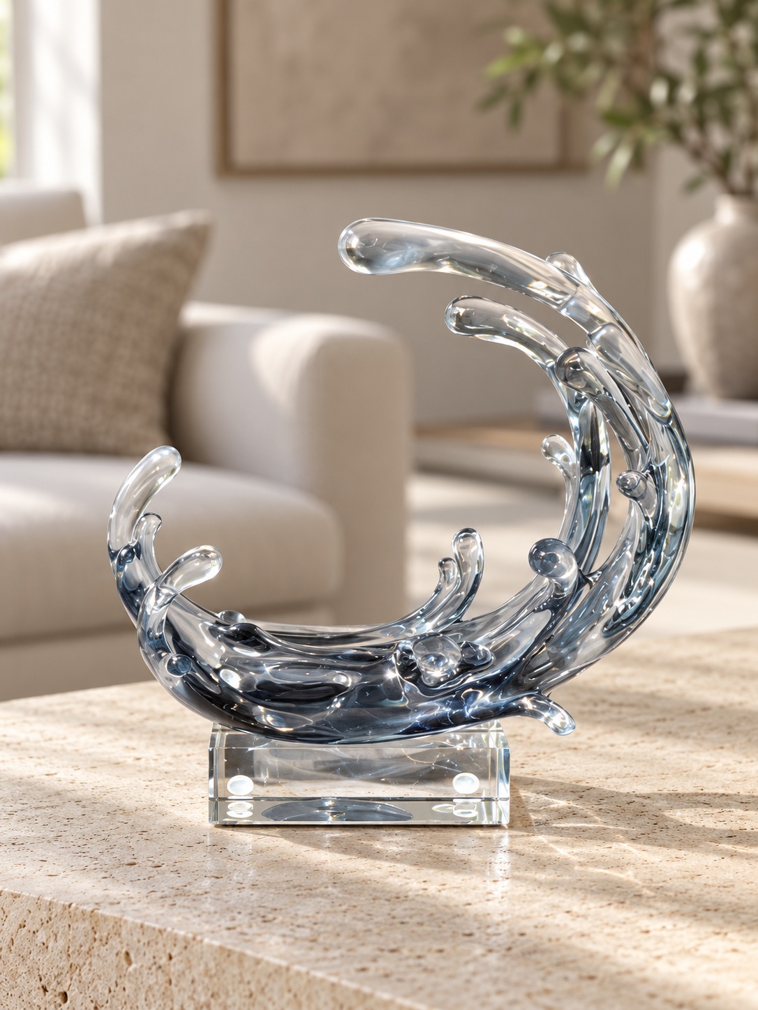 Sculpture décorative Vague — grand modèle - vue 2