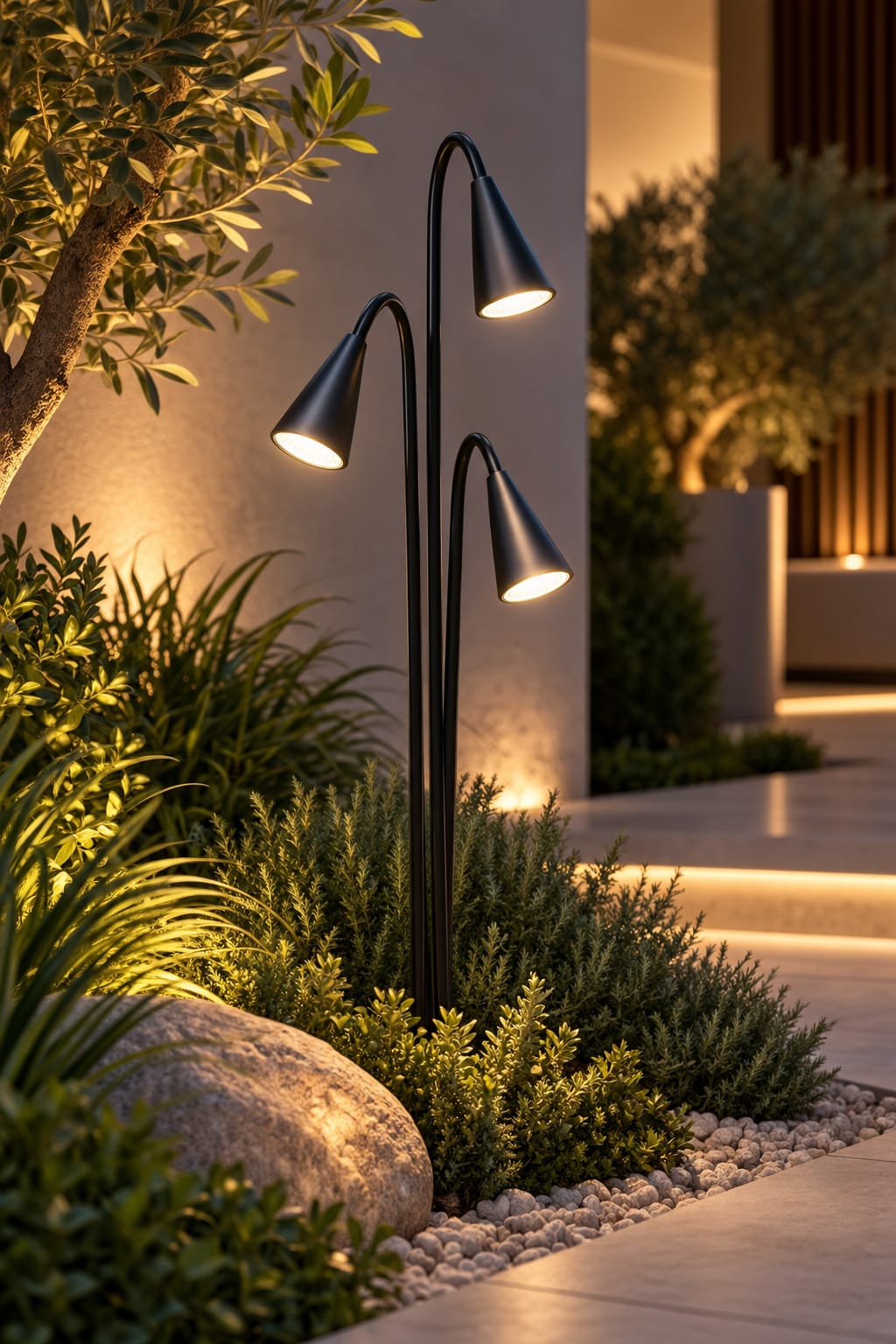 Trio bloom – Borne LED décorative - vue 3