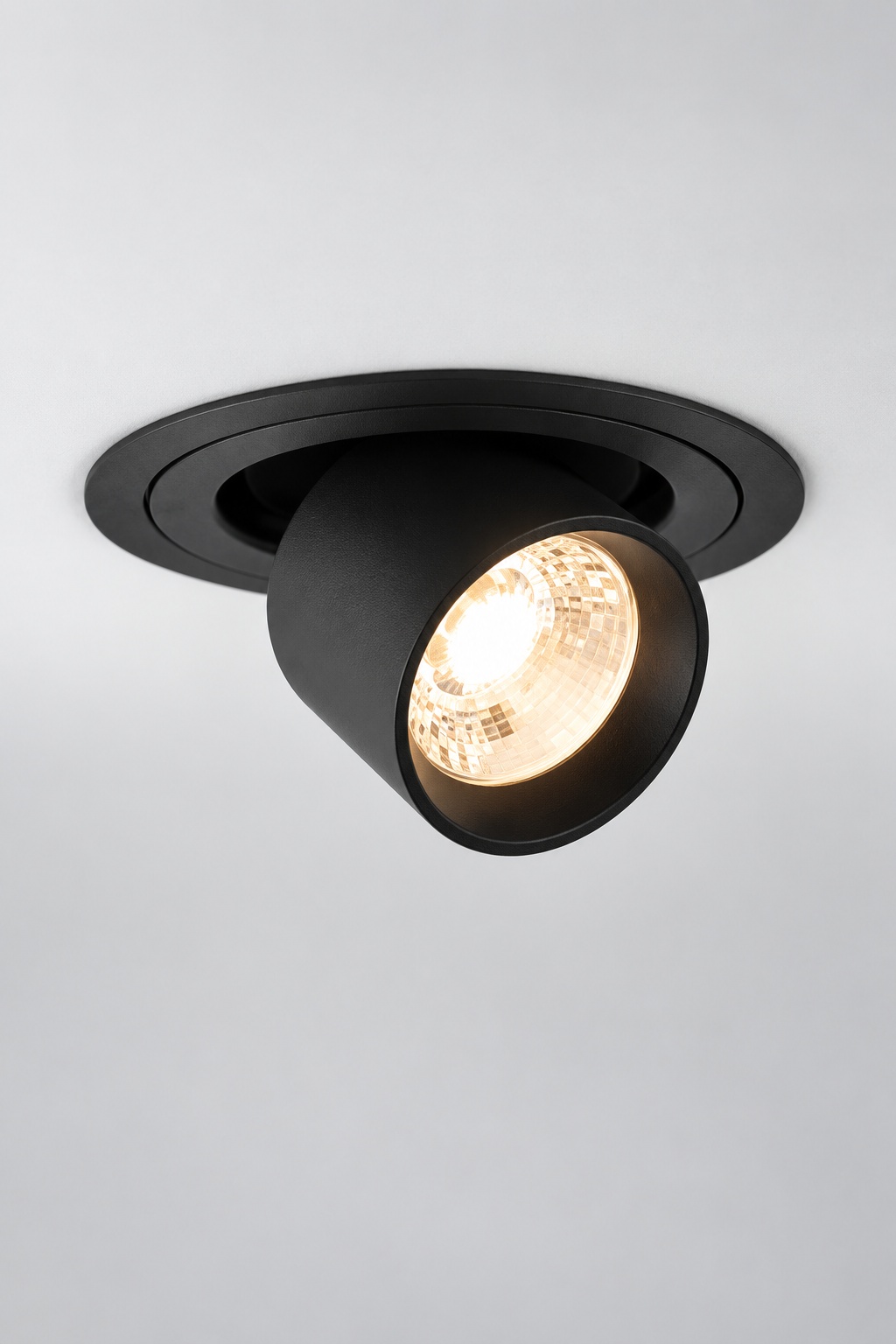 Spot encastrable rond orientable noir - vue 2