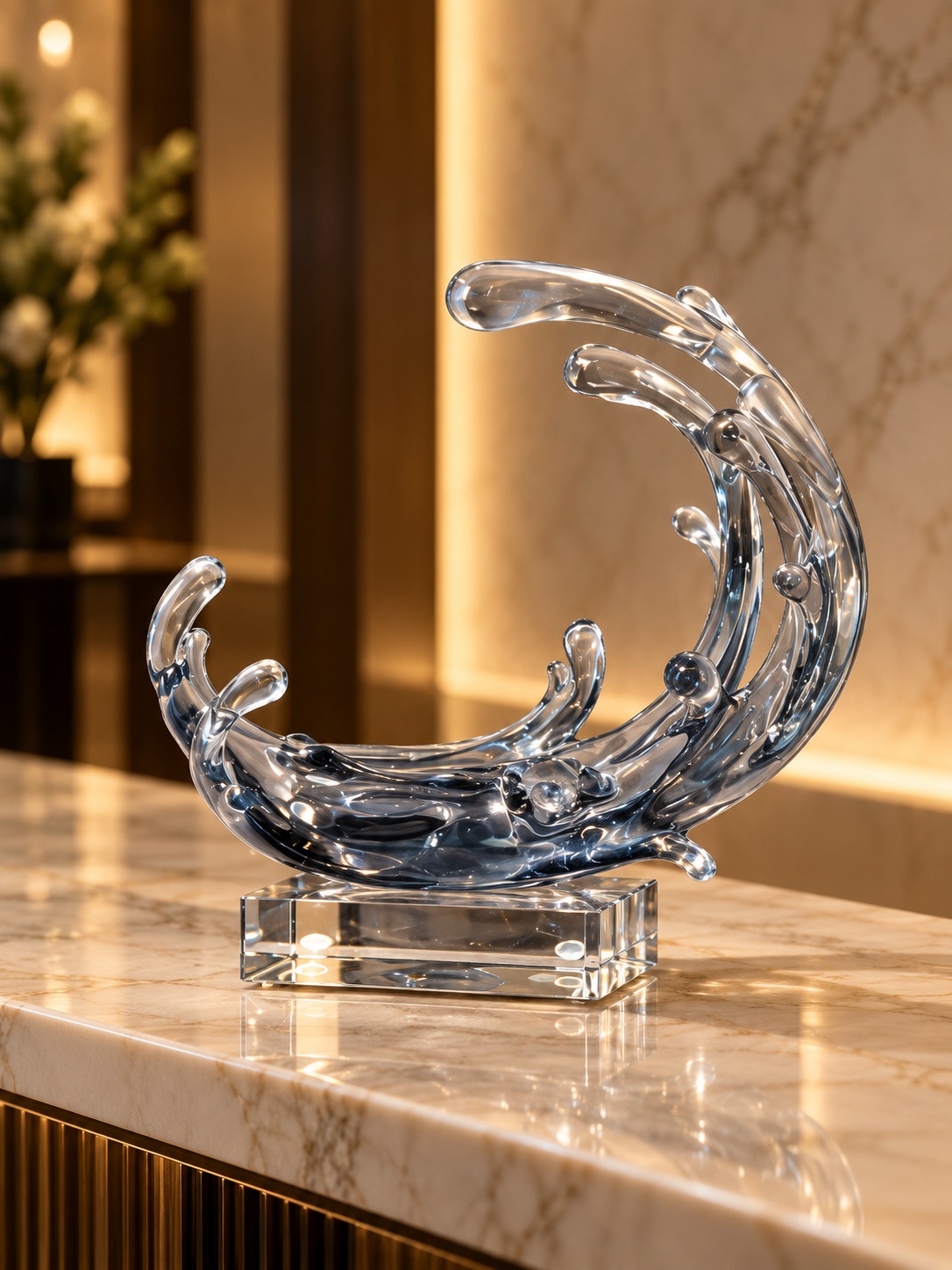 Sculpture décorative Vague — grand modèle - vue 5