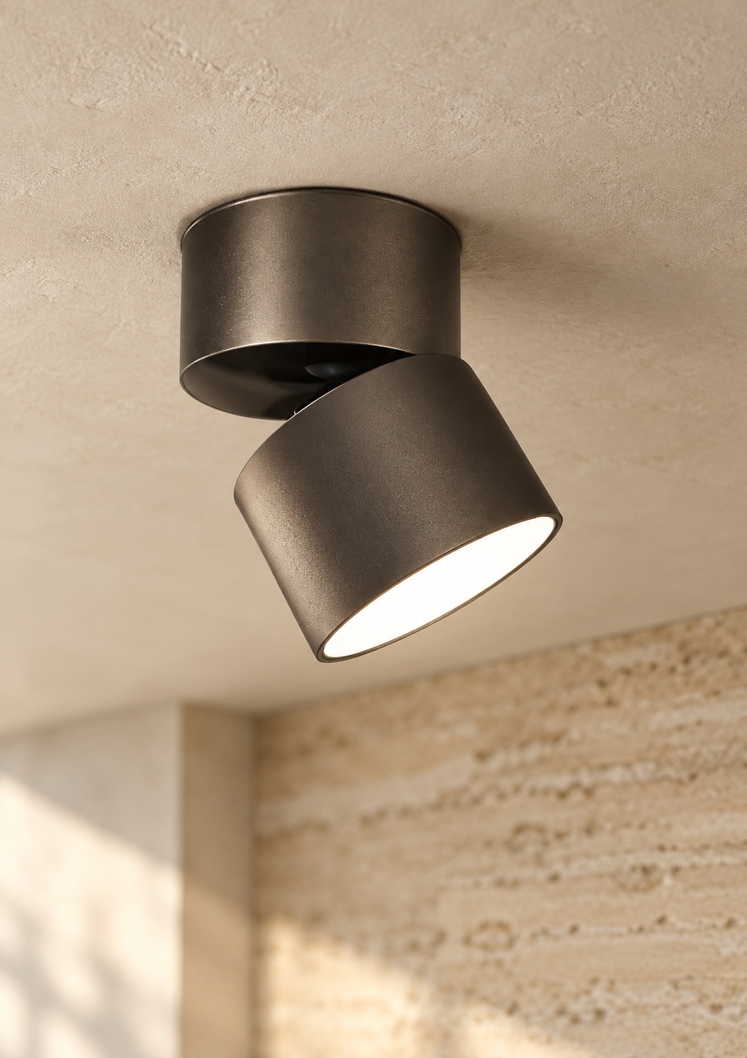 Spot de plafond cylindrique orientable - vue 4