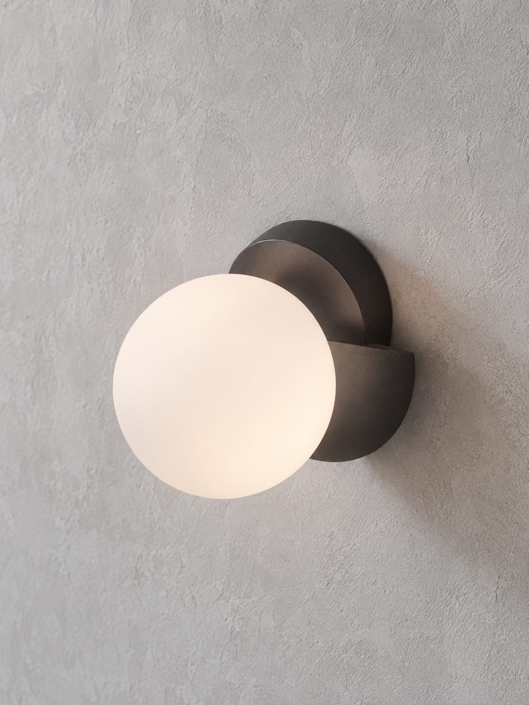 Orbe Doré avec Diffuseur en Verre Opale - vue 3