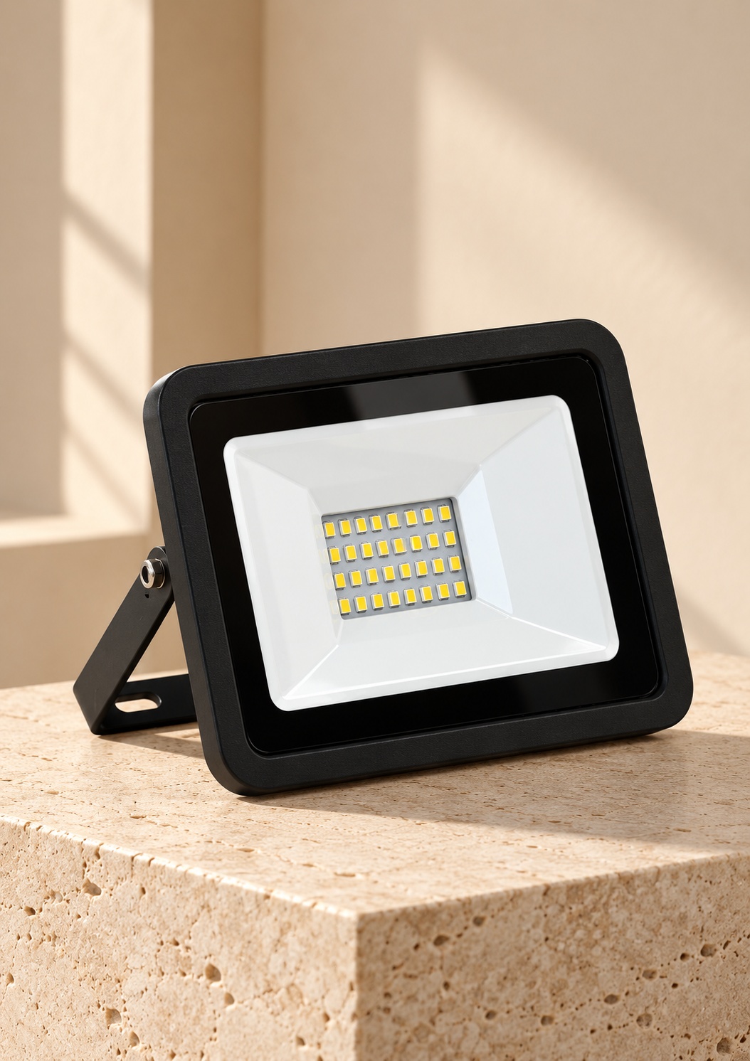 Projecteur LED rectangulaire noir - vue 2