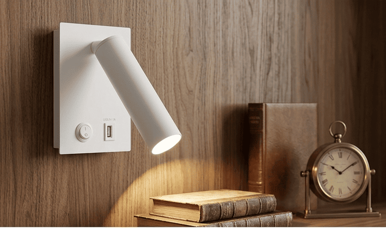 Lecture LED Orientable avec Port de Charge - vue 2