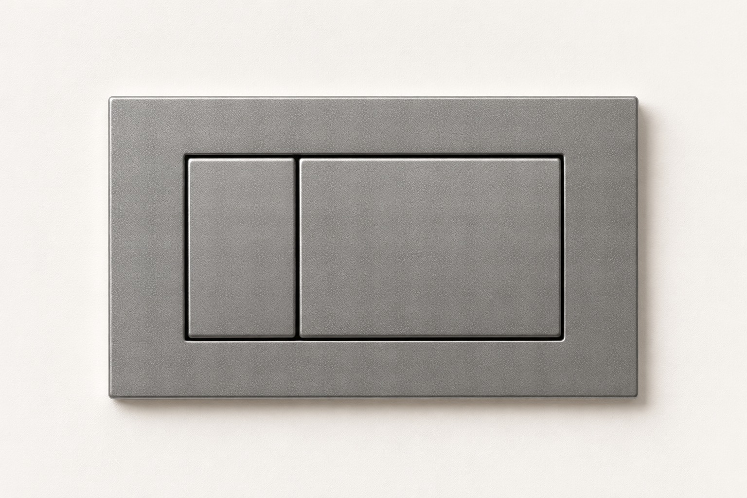Interrupteur modulaire gris à deux touches - vue 4