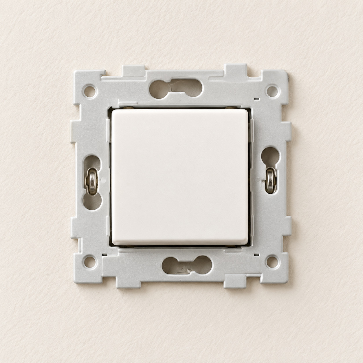 Mécanisme d’interrupteur simple blanc - vue 4