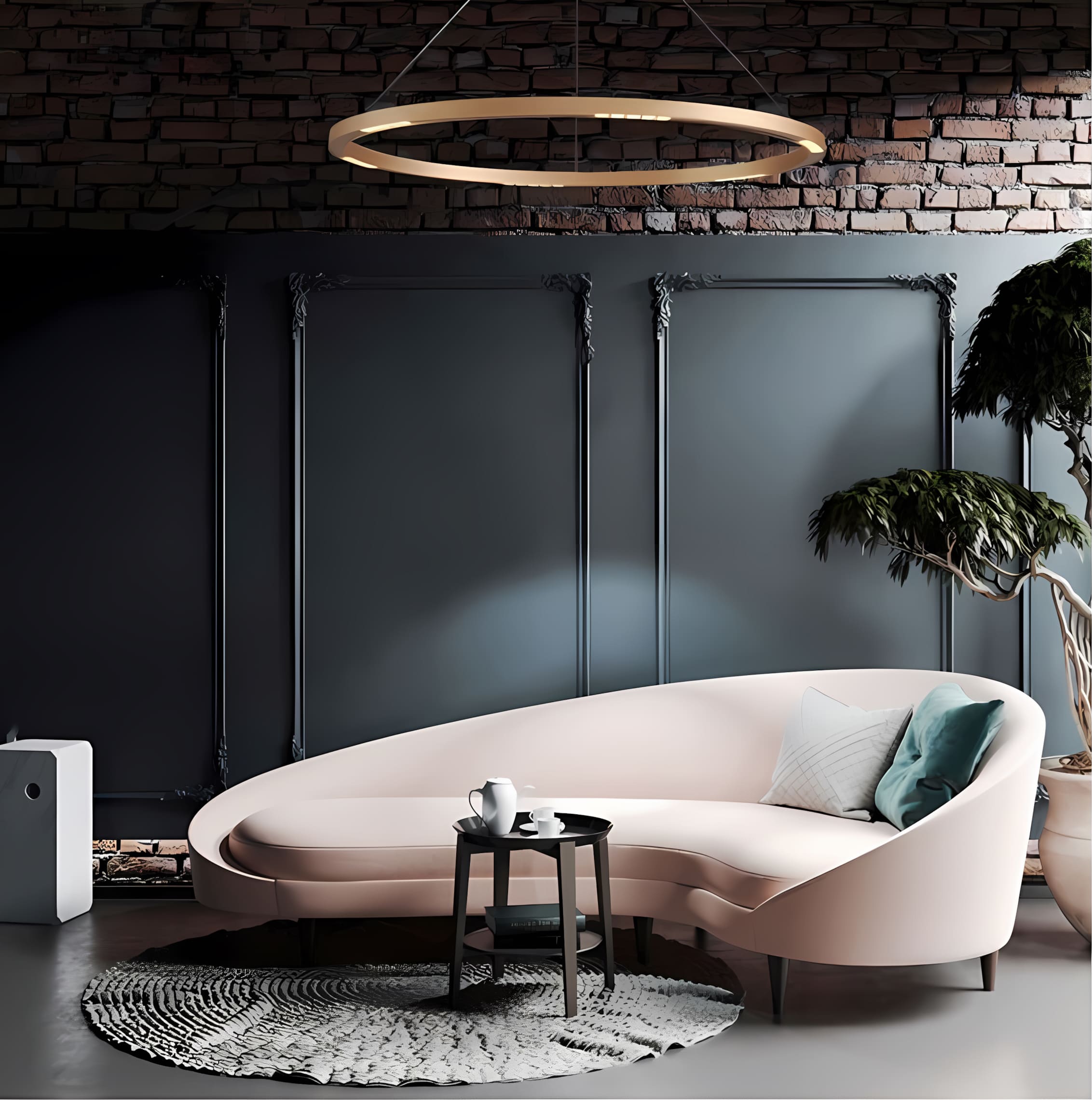 Lustre "Aura Dorée" - vue 6