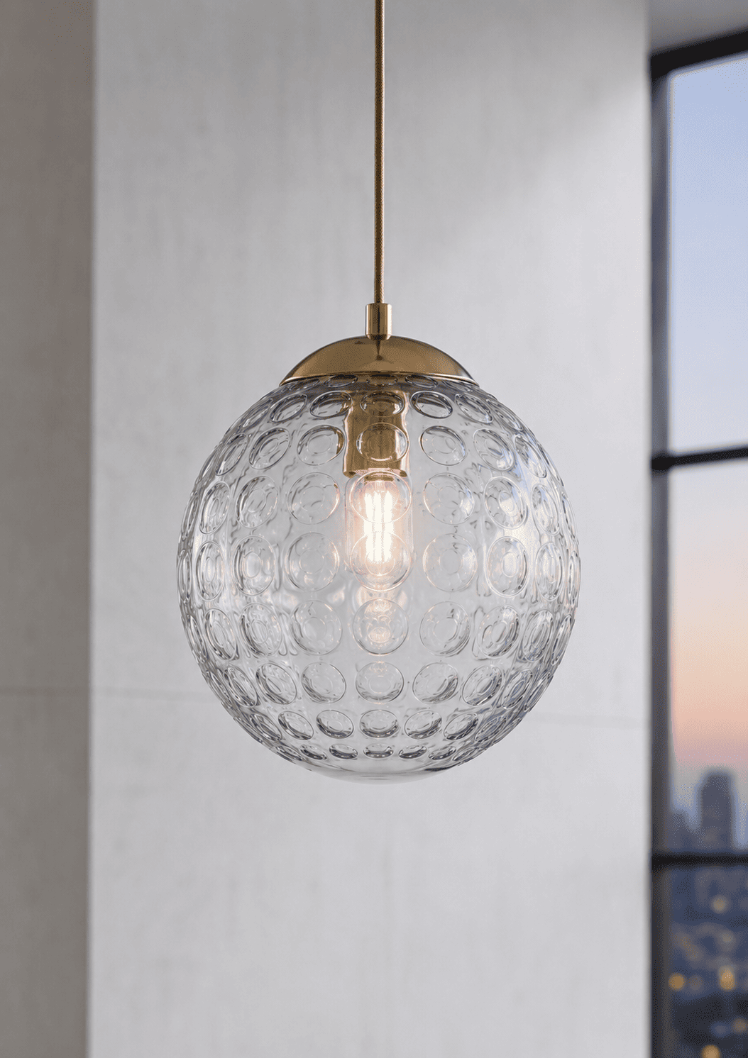 Amber Bubble Pendant - vue 3