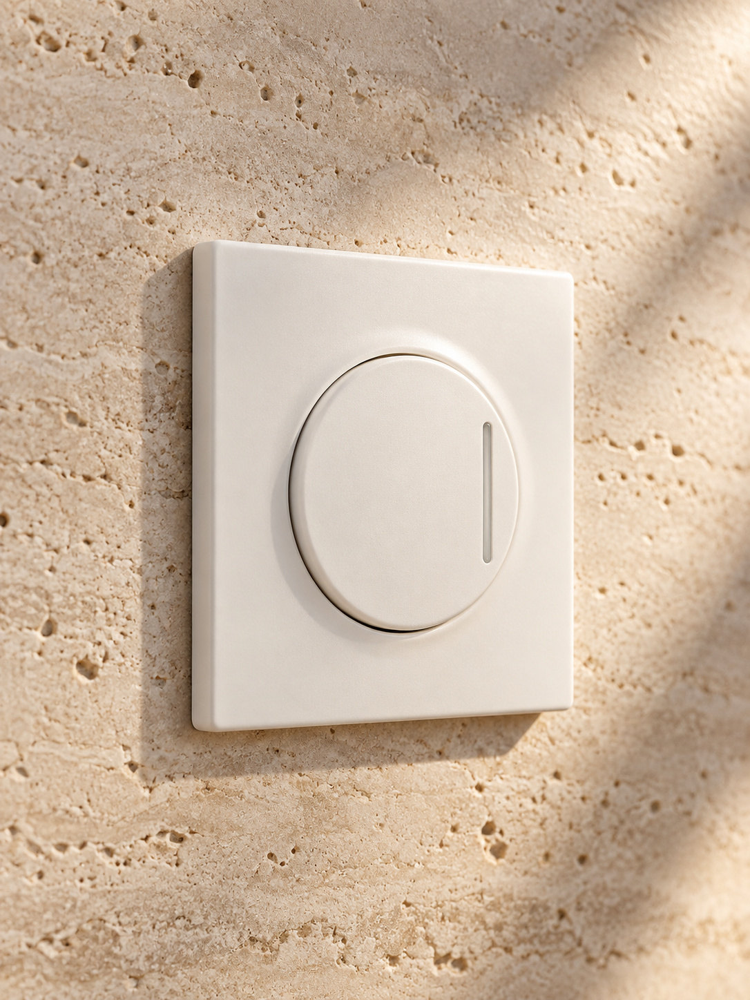 Poussoir lumineux blanc - vue 4