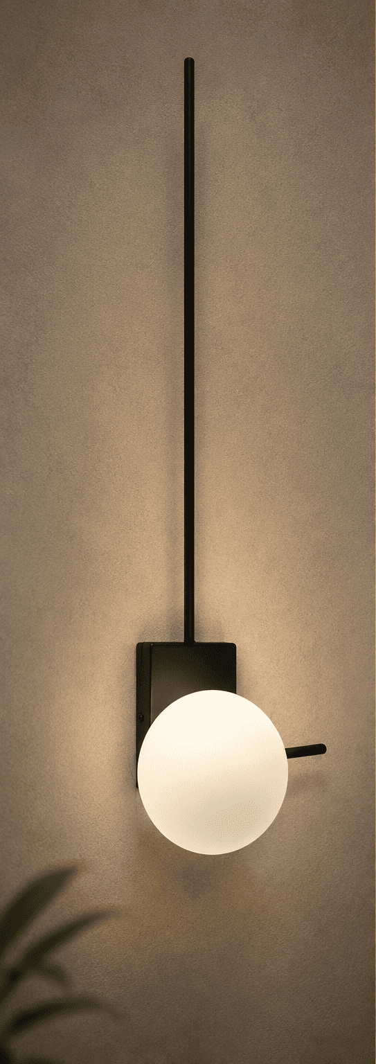 Applique murale design "Globe Minimaliste" - vue 2