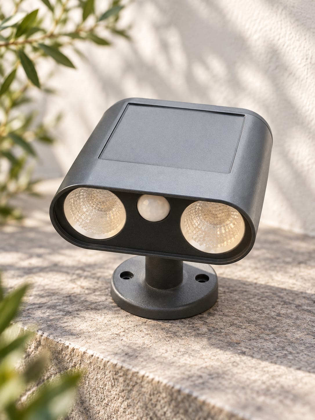 Projecteur compact anthracite à double optique - vue 4
