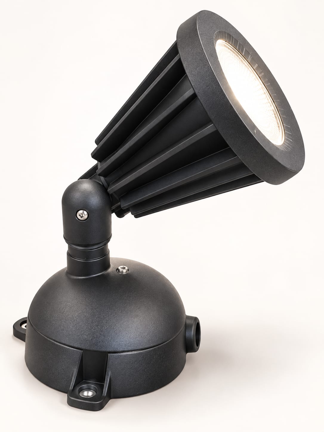 Spot orientable noir sur socle - vue 3