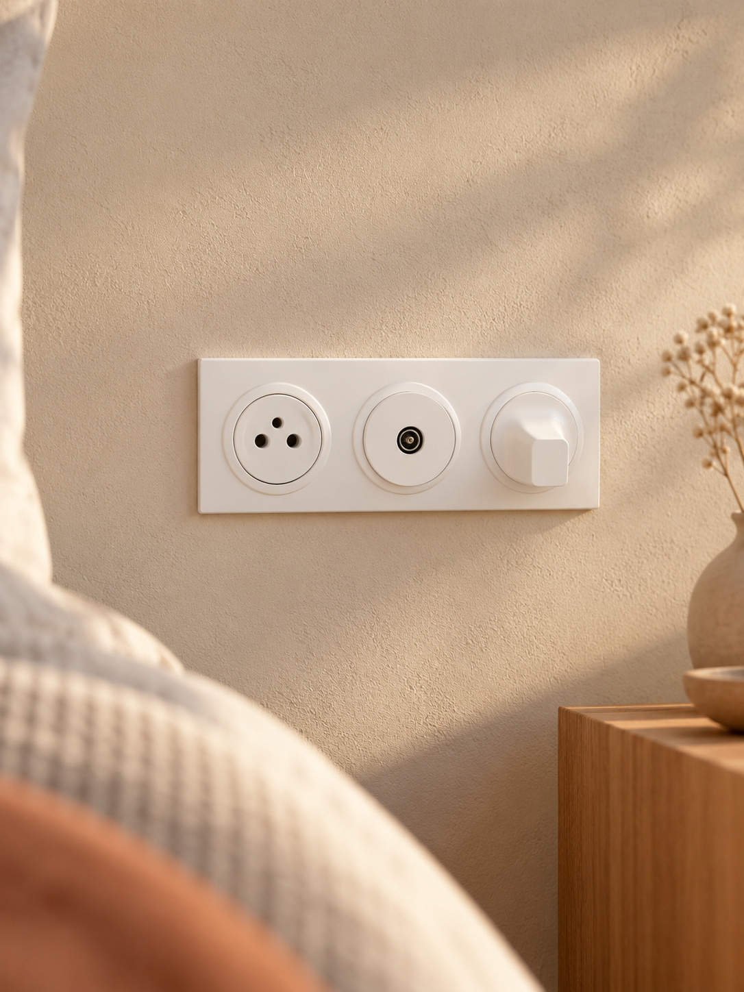 Ensemble horizontal blanc à trois modules - vue 4