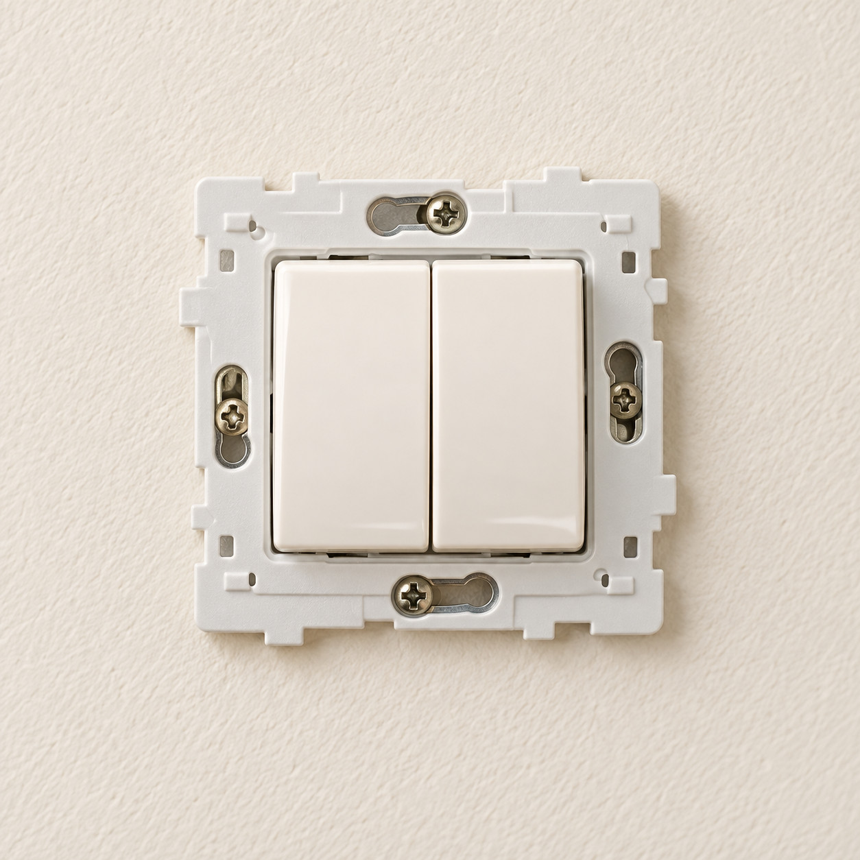 Mécanisme d’interrupteur double blanc B - vue 5
