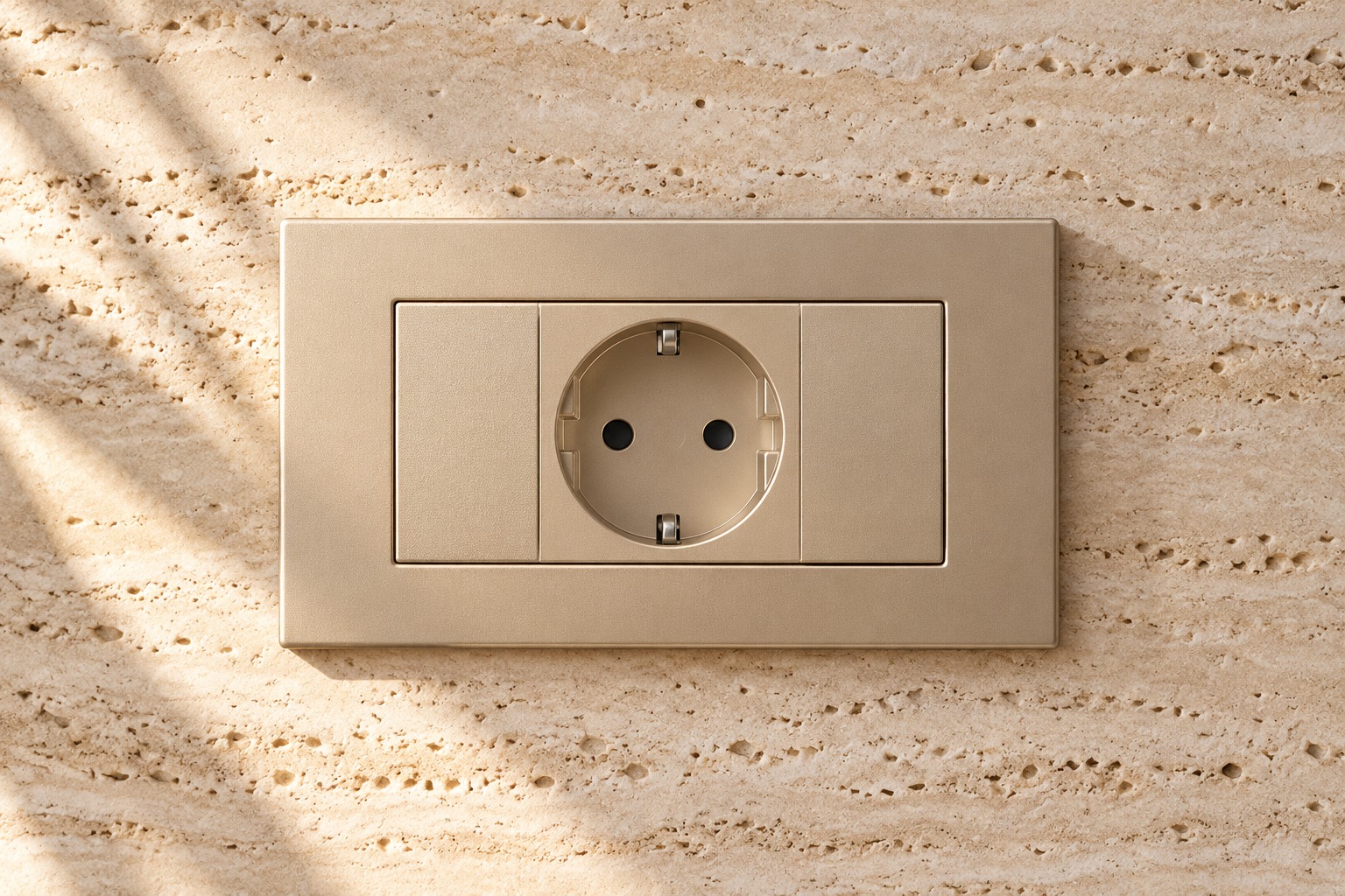 Prise de courant modulaire champagne - vue 5