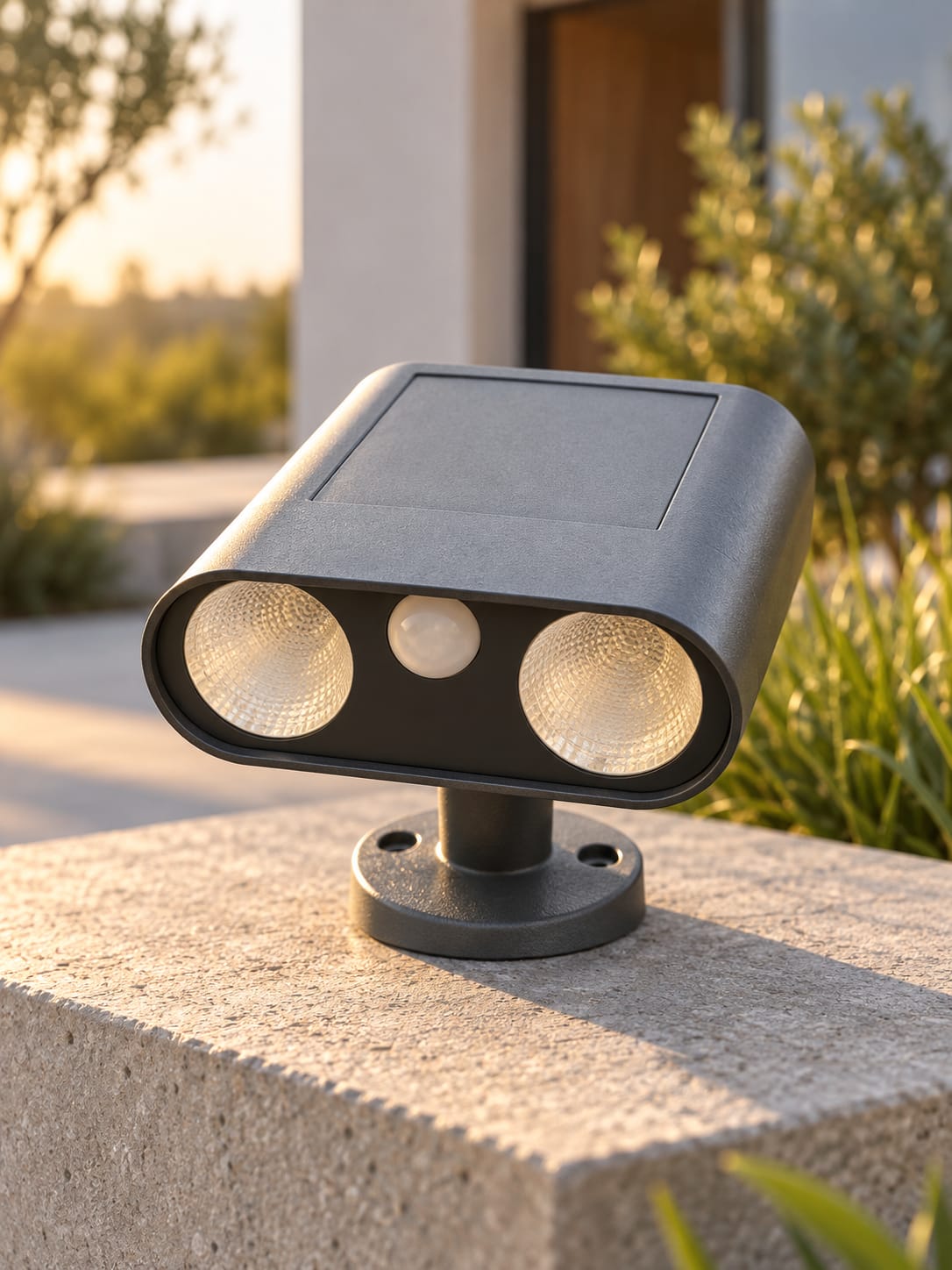 Projecteur compact anthracite à double optique - vue 5