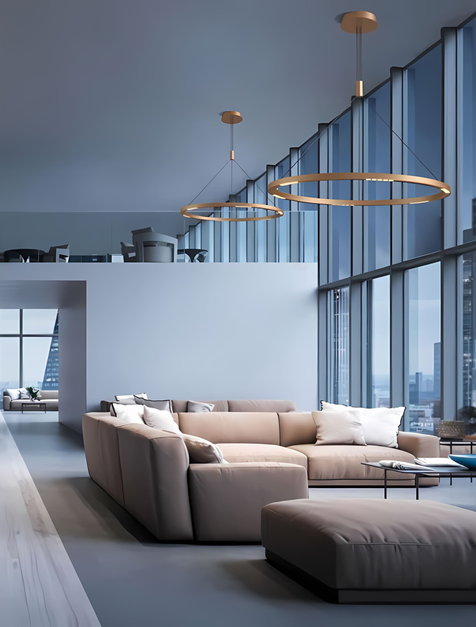 Lustre "Aura Dorée" - vue 3