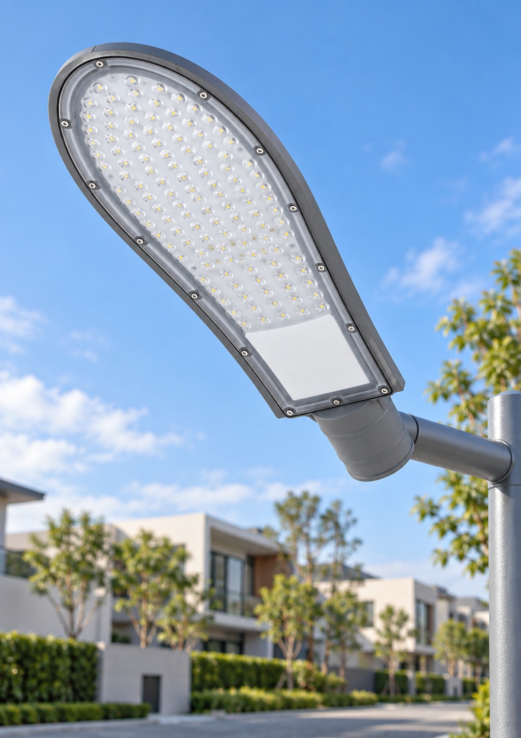Luminaire LED de voirie gris - vue 5
