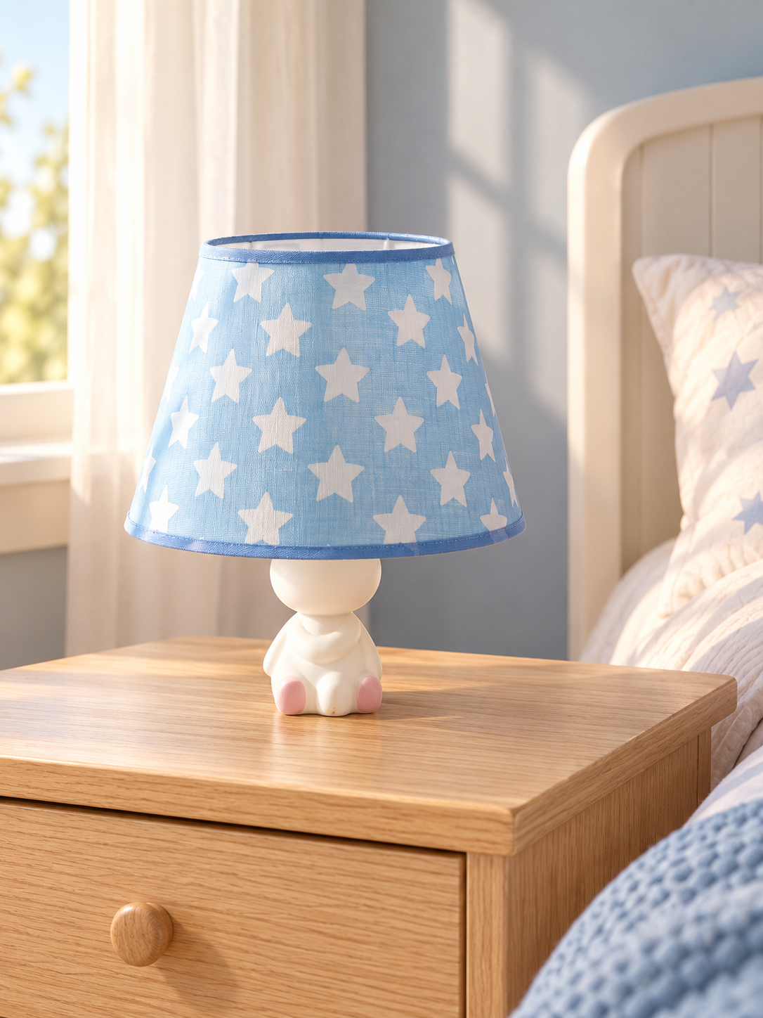Petite lampe bleue à étoiles - vue 2