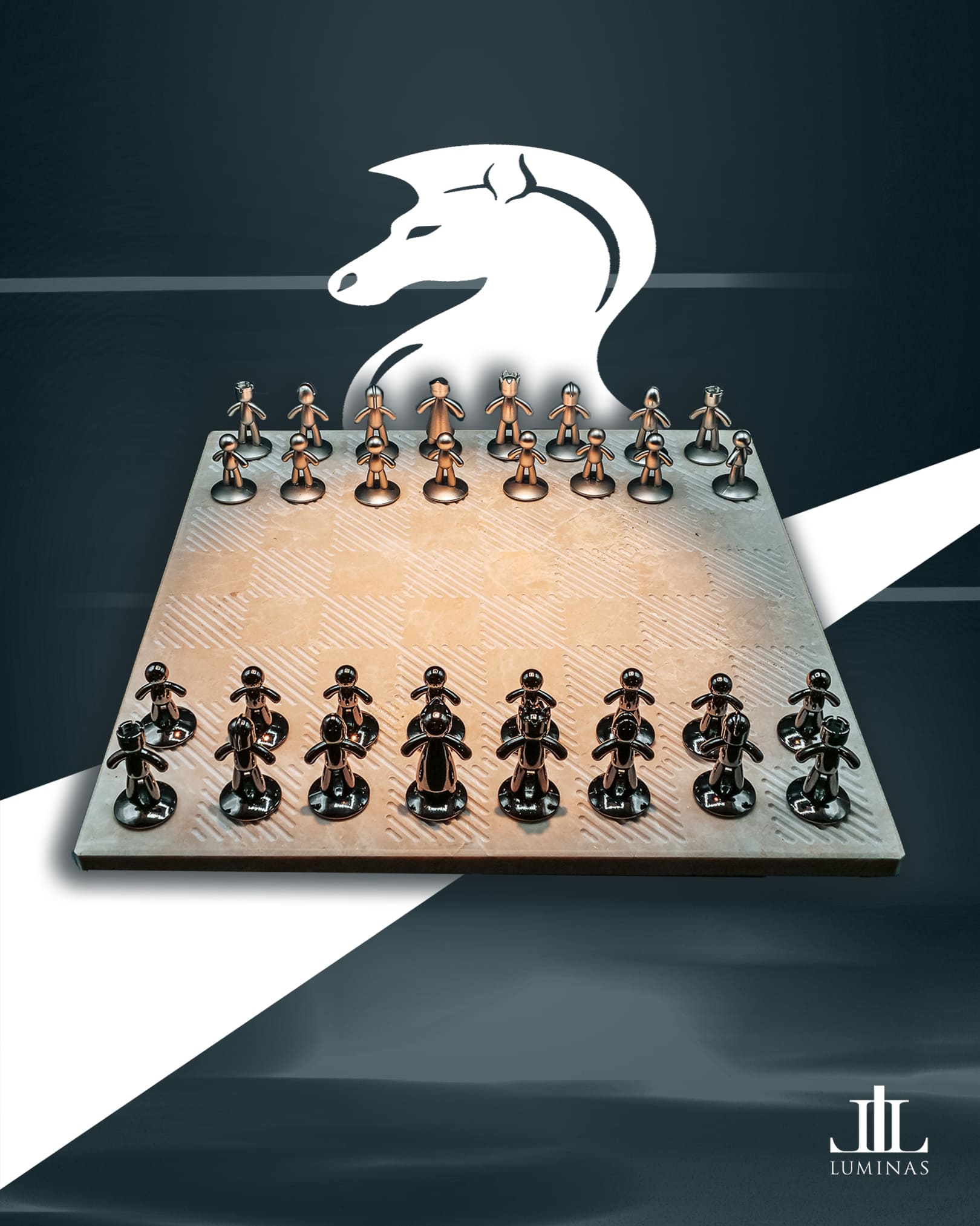 Jeu d'Échecs Lumineux "Grand Maître" - vue 3