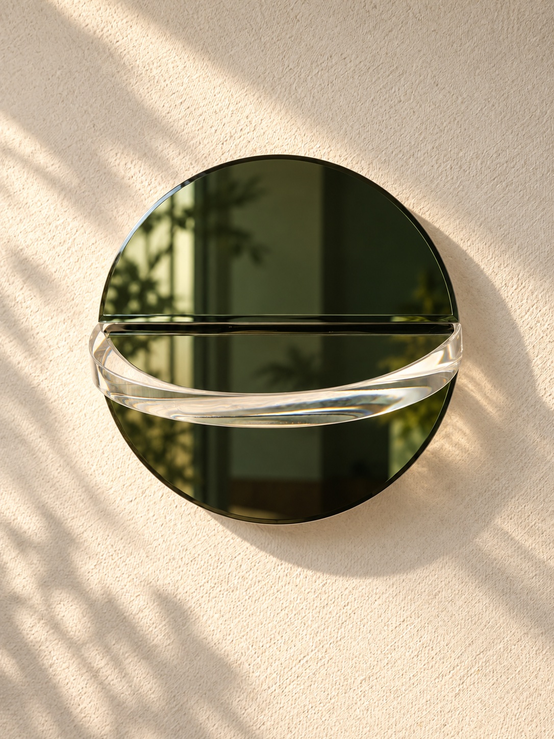 Décoration ronde à effet miroir fumé - vue 5