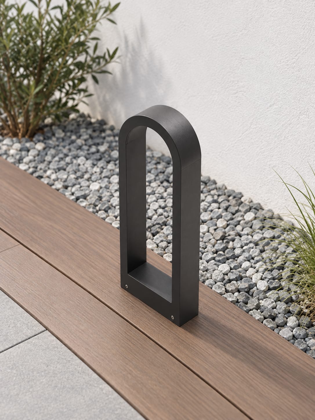 Borne de jardin arche anthracite - vue 3