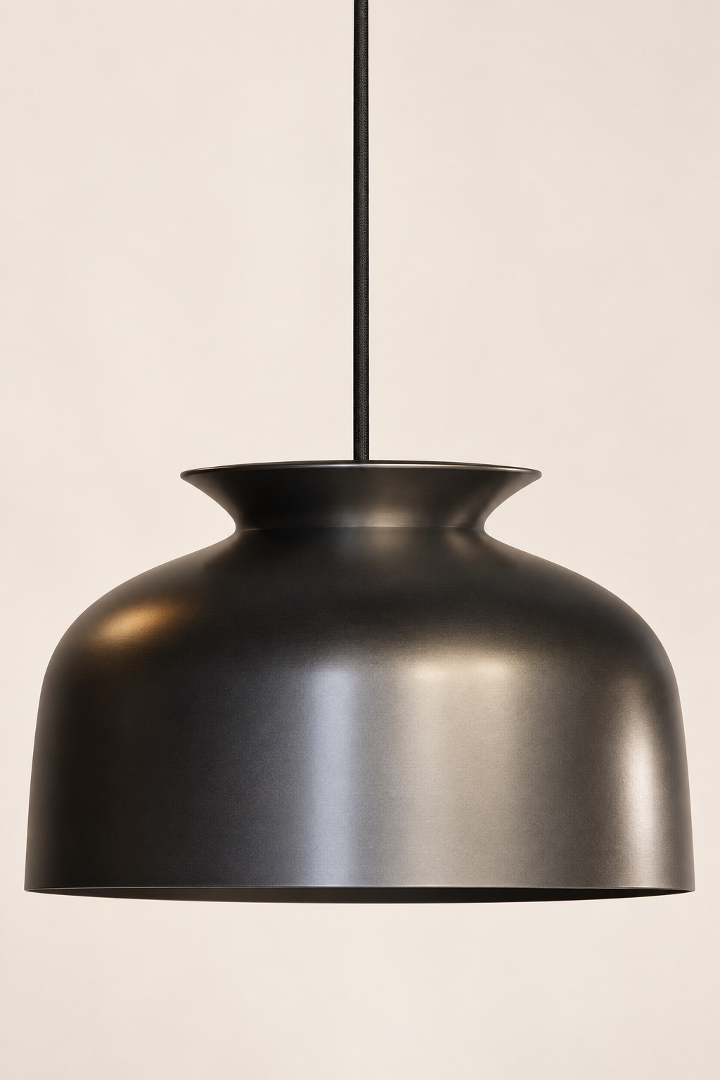 Suspension galbée anthracite - vue 4