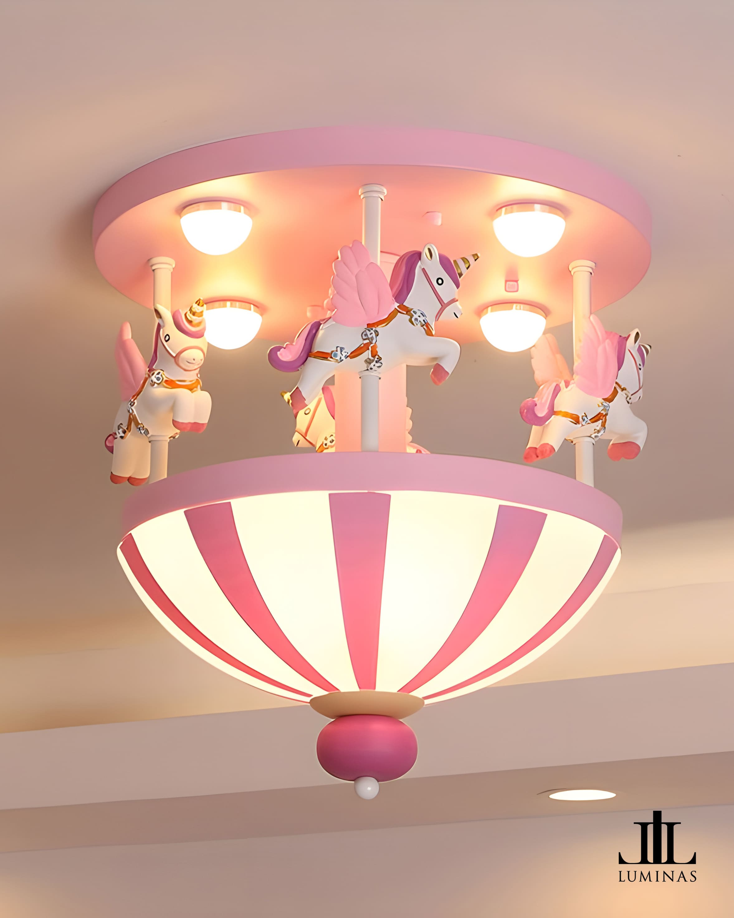 Plafonnier "Carrousel Enchanté"
