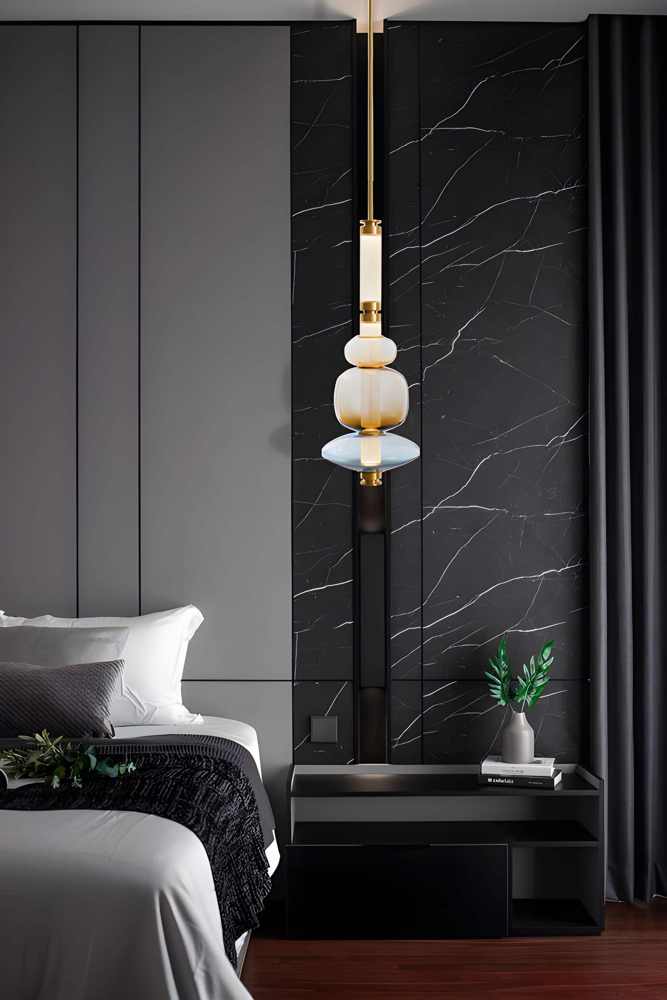 Suspension "Totem de Verre"