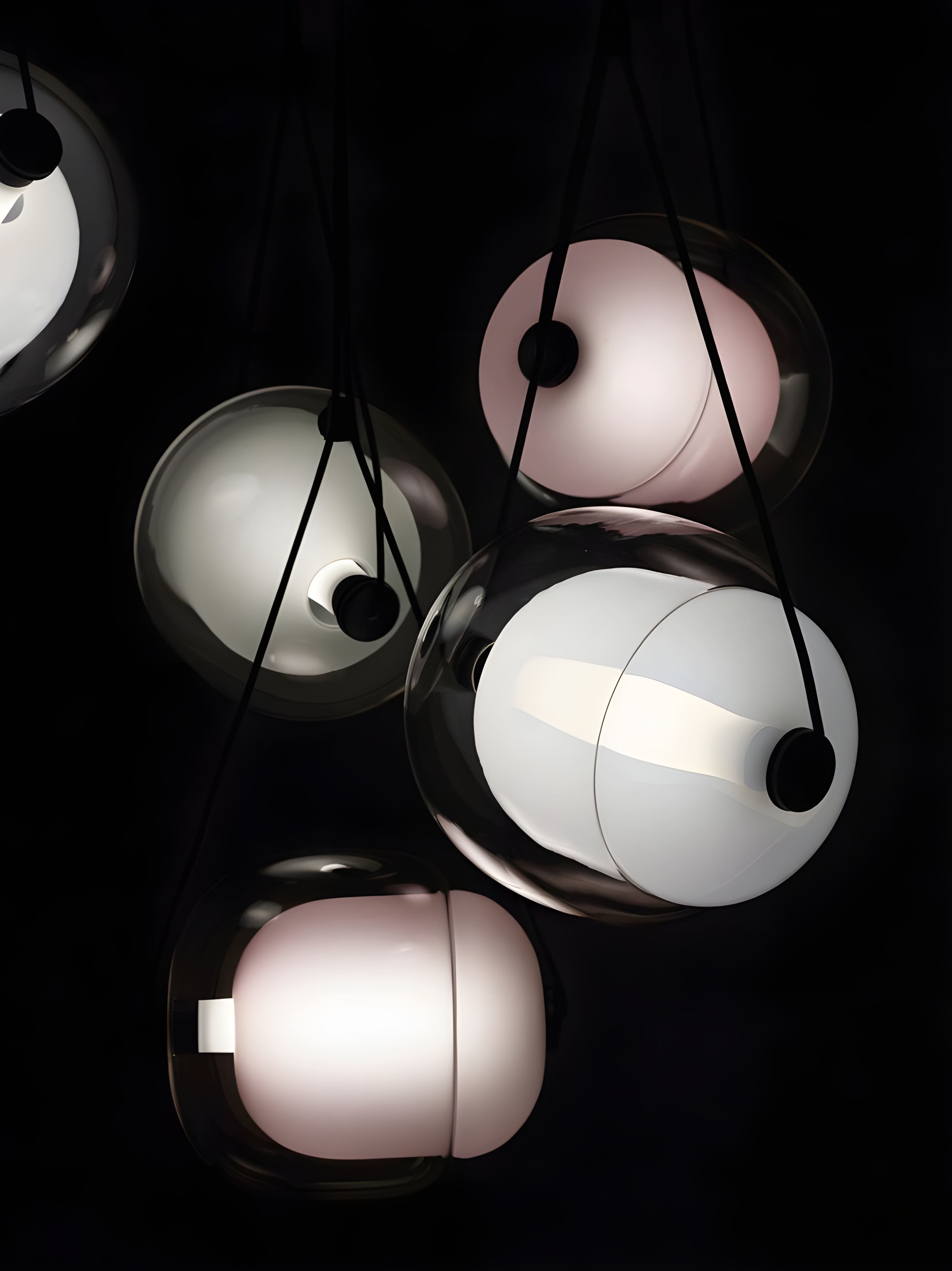 Suspensions "Nébuleuse de Verre"