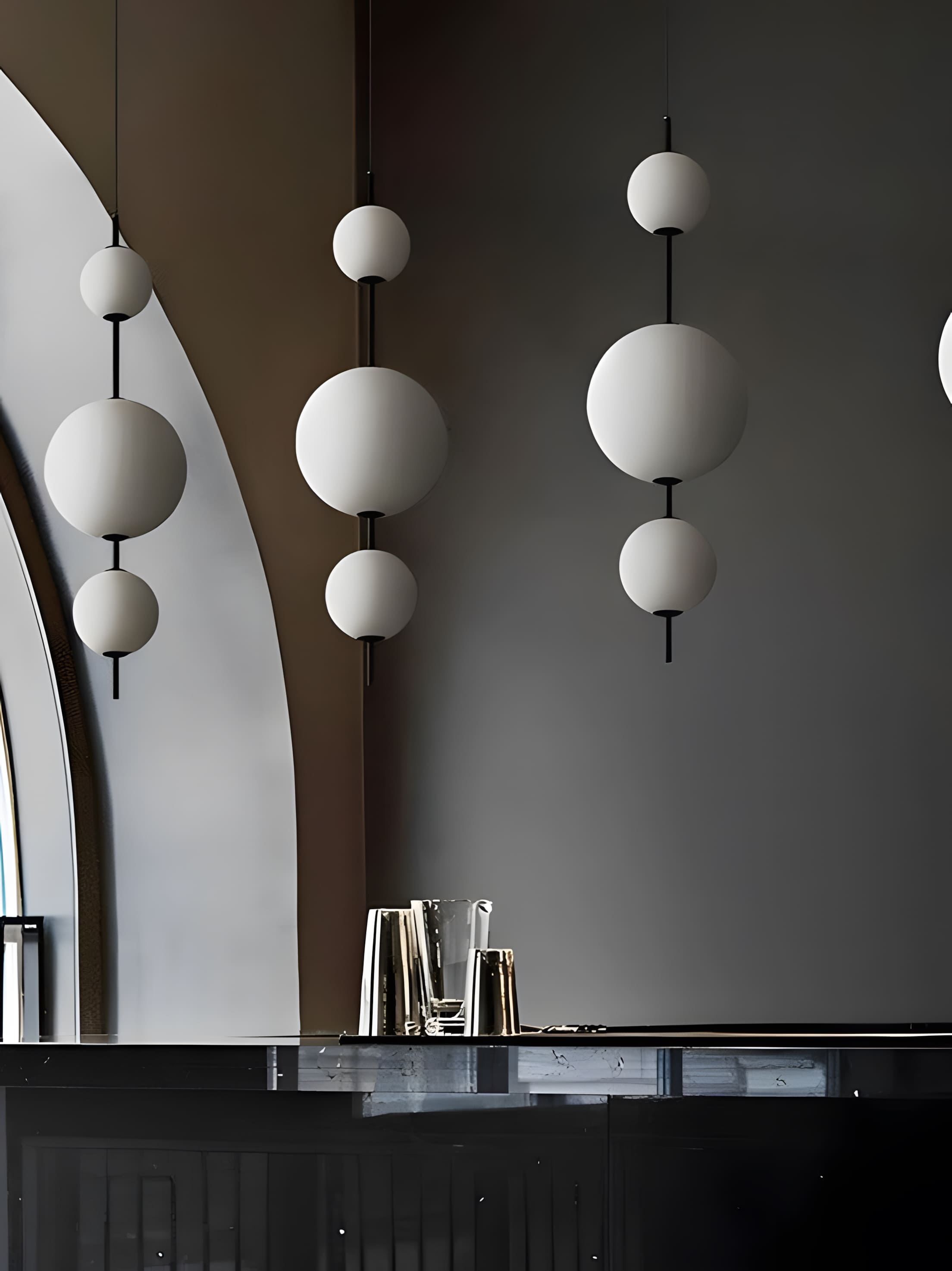 Suspension "Perles de Rosée"