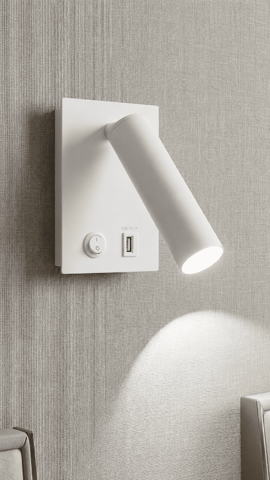 Lecture LED Orientable avec Port de Charge