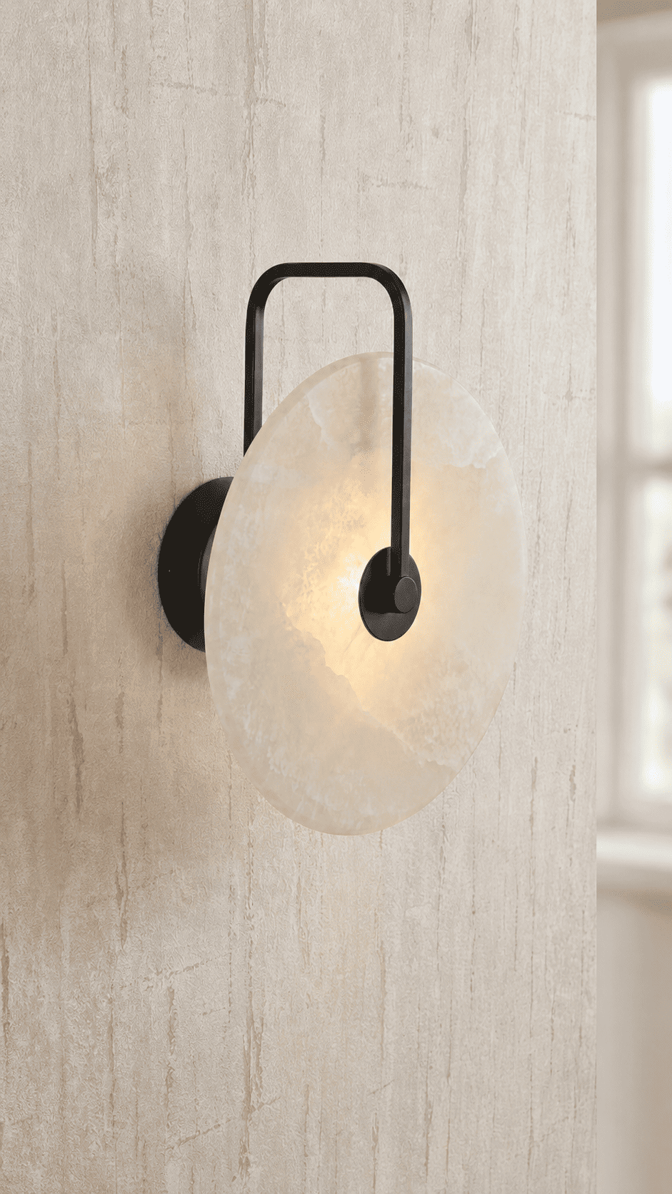 Applique Murale Halo Alabastre – Édition Signature