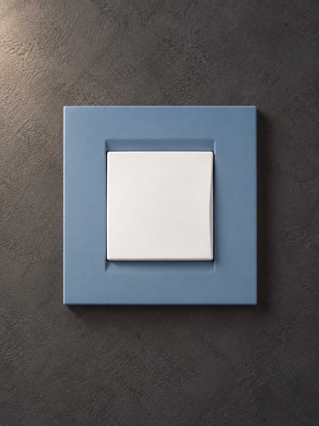 Interrupteur simple bleu clair