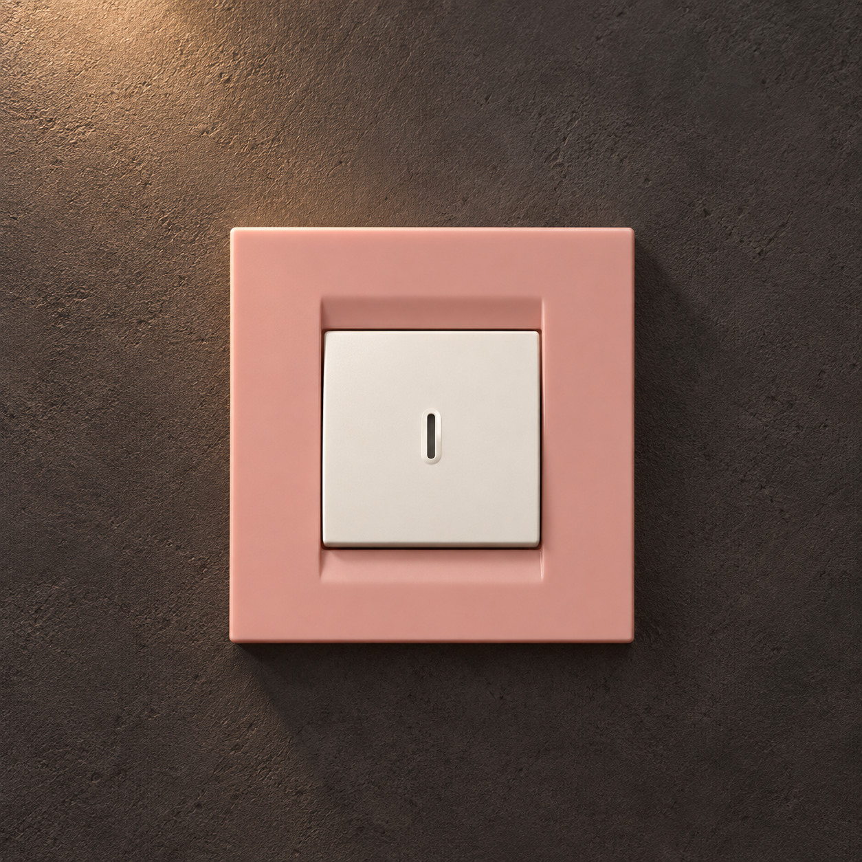 Interrupteur simple rose