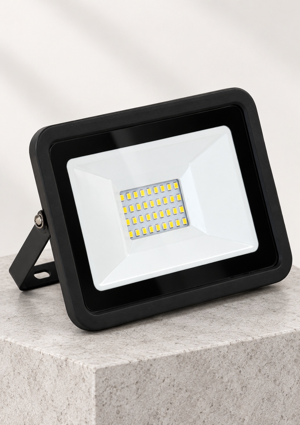 Projecteur LED rectangulaire noir